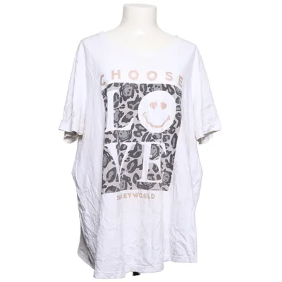 T-shirt (Wit, Zwart) van Smiley World Katoen