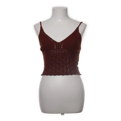 Crop top (Brun, Röd) från H&M Akryl, Bomull