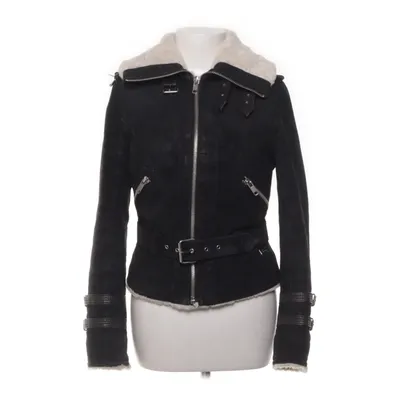 Lined denim jacket (Black) from Jofama by Kenza
