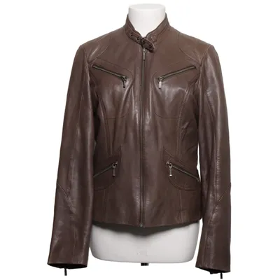 Bikerjacka (Brun) från Saki Collection