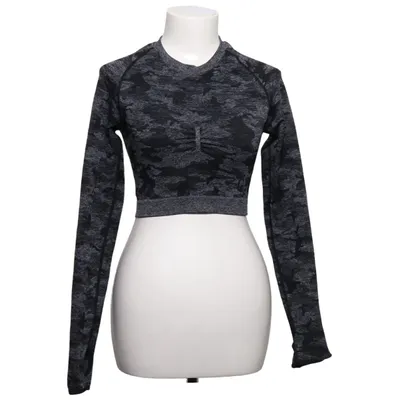 Crop top (Grå, Sort, Flerfarvet) fra Gymshark Elastan, Polyamid, Polyester