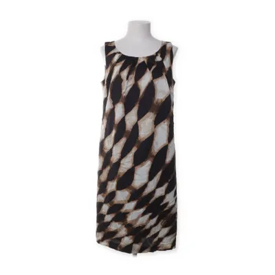 Dress (Black, Beige) from Flare Collection