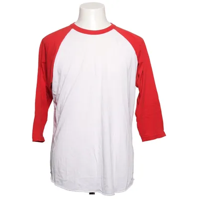 Baseballtrøje (The 50 50 Shirt) fra American Apparel Bomuld, Polyester