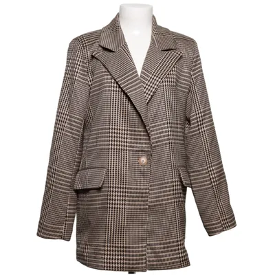 Blazer (Beige, Noir) de Betty & Co Élasthane, Polyester, Viscose