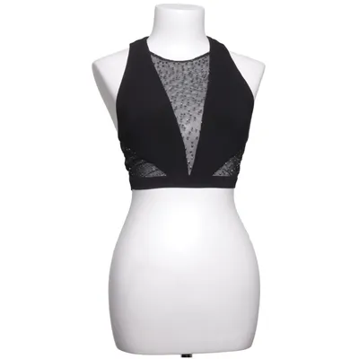 Crop top (Black) from Morgan & Co Elastane, Polyester