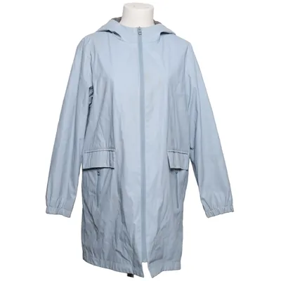 Raincoat (Blue) from Zara Basic Outerwear Polyester, Polyurethane