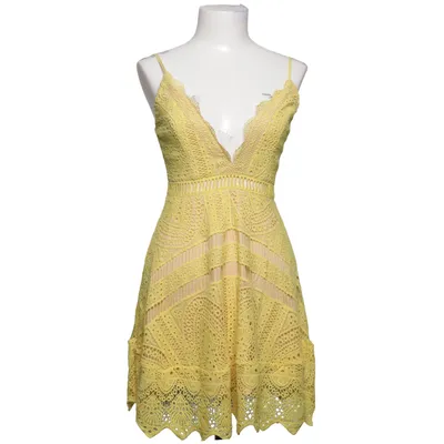 Jurk (Geel) van Love Triangle Polyester
