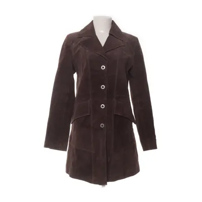 Læderfrakke (Brun) fra Sara Kelly Collections Ruskind, Polyester