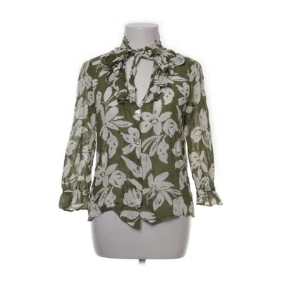 Bluse (Grün, Weiß, Mehrfarbig) von Zara