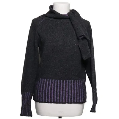 Turtleneck (Gray, Purple) from Caractère Wool