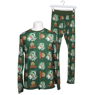 Pyjamasz (Grøn, Flerfarvet) fra Jägermeister Elastan, Polyester