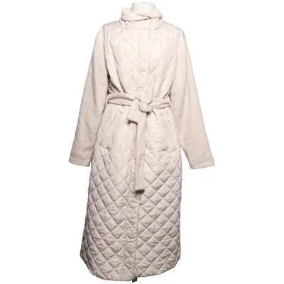 Vinterkappa (Beige) från Kaffe Polyester, Ull