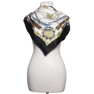 Shawl (Black, White, Gold) from Cyrillus Silk