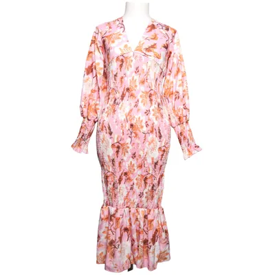 Maxi dress (Pink, Multicolored)