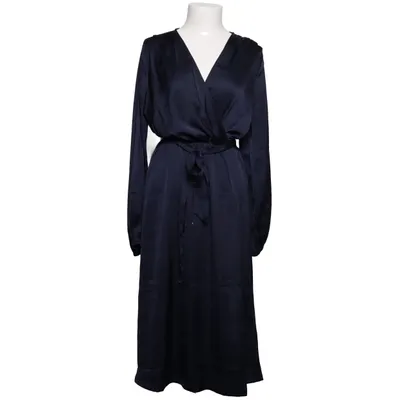 Wrap dress (Blue) from Bubbleroom Polyester