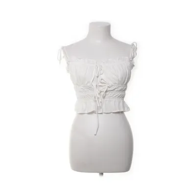 Crop top (White) from Billy J Cotton