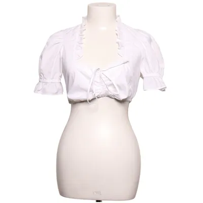 Dirndlbluse (Hvid) fra Country Line Bomuld, Polyester