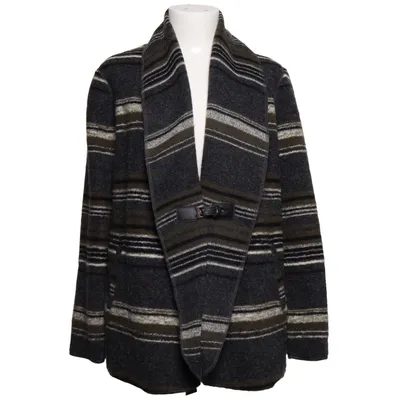 Cardigan (Gray, Green, Multicolored) from Gharani Strok Acrylic, Polyester, Wool