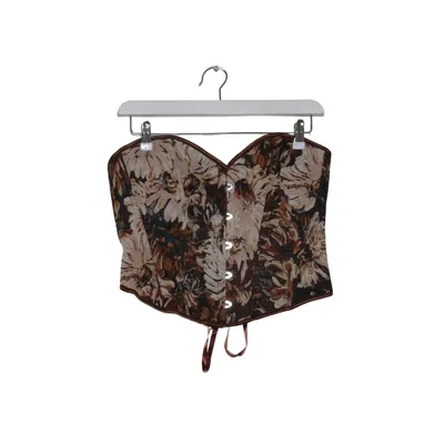 Korset (Bruin, Beige, Meerkleurig) Elastaan, Polyester