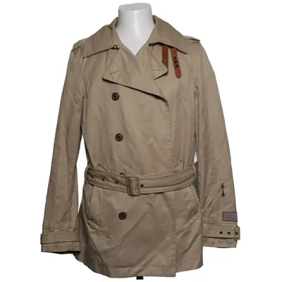 Trenchcoat (Beige) von Diesel Baumwolle, Leder, Polyester