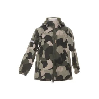 Softshelljacka (Grön, Flerfärgad) från Lindex Kids Polyuretan, Polyester, Elastan