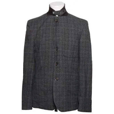 Blazer (Gray) from Blueprint Cotton, Polyester, Wool