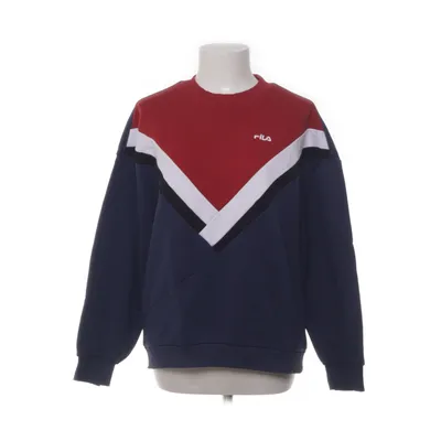 Sweatshirt (Blå, Flerfarvet) fra Fila Bomuld, Polyester