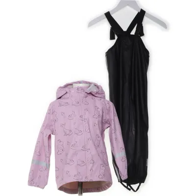Overall (Rosa, Svart) från Moomin by Reima Polyester, Polyuretan