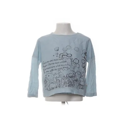 Långärmad t-shirt (Blå) från POMPdeLUx Bomull, Silke, Viskos