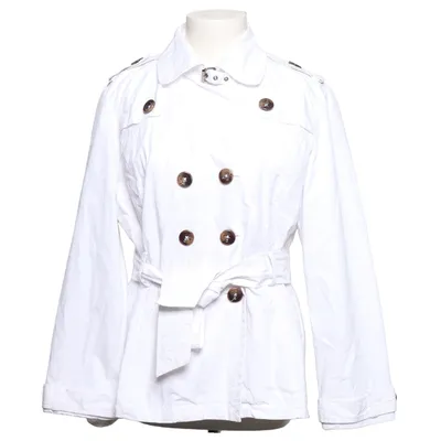 Trenchcoat (Hvid) fra Sure Bomuld, Polyamid, Polyester
