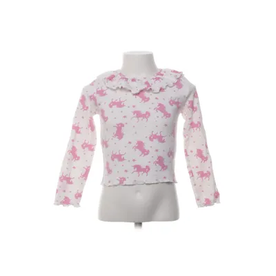 Lange mouwen shirt (Wit, Roze) van Kiki & Koko Katoen, Elastaan