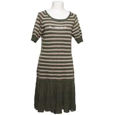 Jurk (Groen, Beige, Meerkleurig) van Derhy Angora, Kasjmier, Katoen, Metallvezel, Nylon, Viscose, Wol