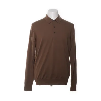 Langærmet t-shirt (Brun) fra Uniqlo Uld