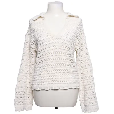 Sweater (White) from Lindex Cotton, Polyester
