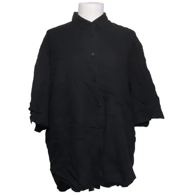 Short sleeve shirt (Black) from Muji Cotton, Lyocell