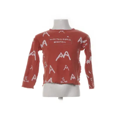 Langærmet t-shirt (Orange, Hvid) fra Zara BabyBoy Bomuld