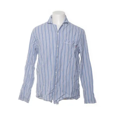 Pyjamasskjorte (Blå, Hvid) fra Lexington Company Bomuld