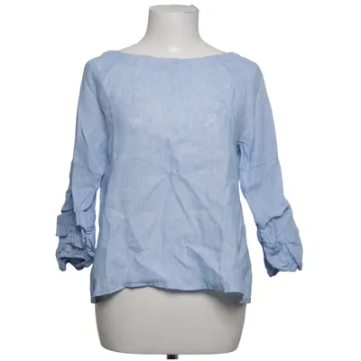 Bluse (Blå, Hvid) fra Soft Rebels Linned
