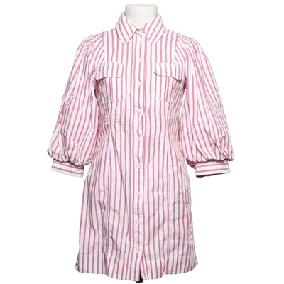 Skjortklänning (Röd, Vit) från Ganni Ekologisk bomull