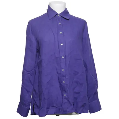 Shirt (Purple) from Massimo Dutti Linen