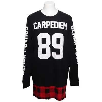 Långärmad t-shirt (Svart, Röd, Vit) från FSBN Bomull