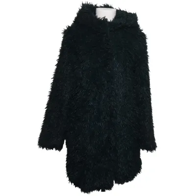 Manteau d'hiver (Vert) de Zara Basic Outerwear Fausse fourrure