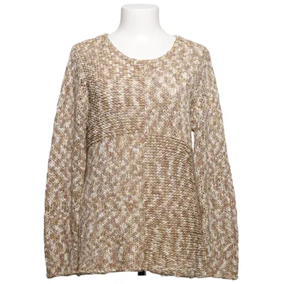 Pull-over (Beige, Blanc) de Oui Set Acrylique, Polyamide