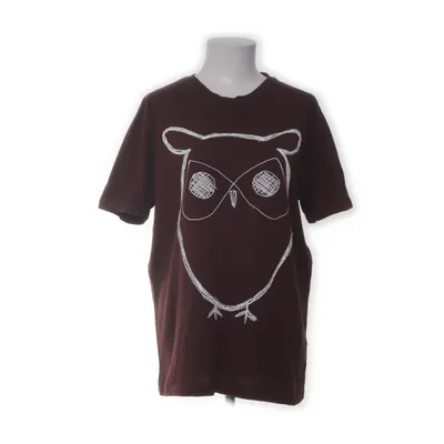T-shirt (Bruin, Wit) van Knowledge Cotton Apparel Katoen
