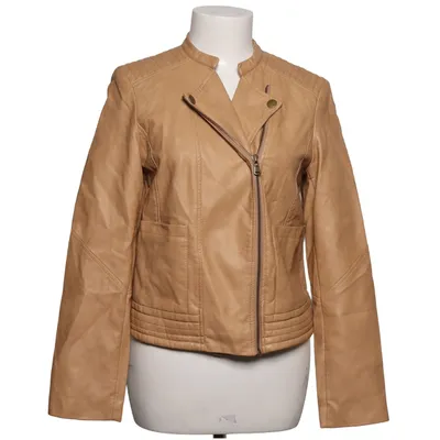 Bikerjack (Bruin) van 365 Three-Sixty-Five Elastaan, Polyester, Polyurethaan, Viscose