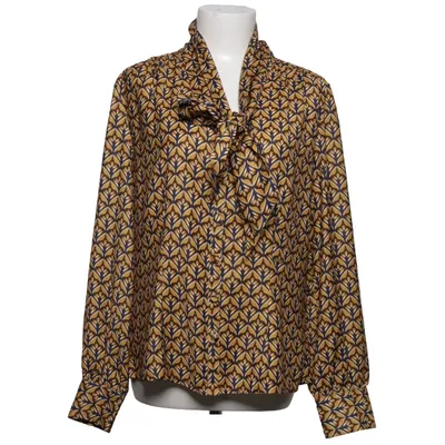 Schluppenbluse (Gelb, Blau, Mehrfarbig) von Voodoo Vixen Polyester