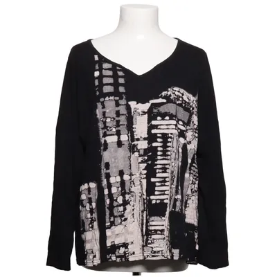 Långärmad t-shirt (Svart, Flerfärgad) från Taillissime Bomull, Modal