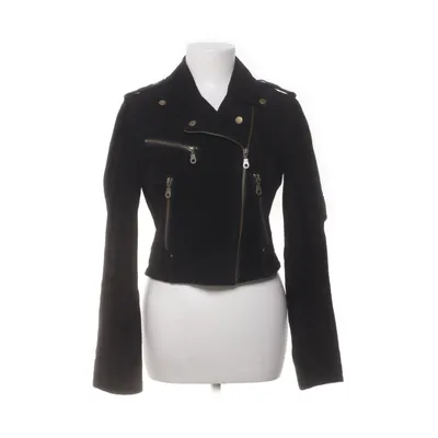 Bikerjack (Zwart) van Jeena Suède, Polyester