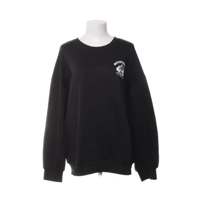 Sweatshirt (Black) from Dazy Less Cotton, Polyester
