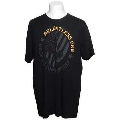 T-shirt (Schwarz) von Gasp Baumwolle, Polyester